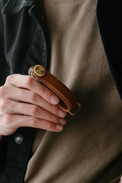 Orbitkey Etui za ključe Orbitkey Pro Leather 9,3 cm