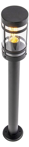 Moderna zunanja svetilka črna 80 cm IP44 - Gleam