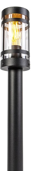 Moderna zunanja svetilka črna 80 cm IP44 - Gleam