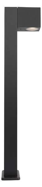 Industrijska zunanja talna svetilka temno siva 65 cm IP44 - Baleno