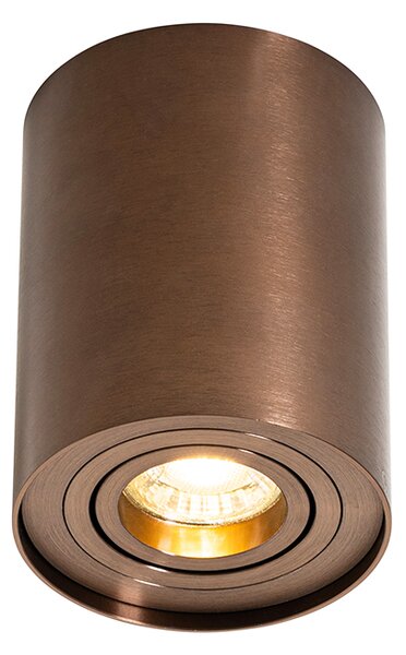 Pametni stropni reflektor temno bronast vrtljiv in nagiben vklj. Wifi GU10 50mm - Rondoo Up