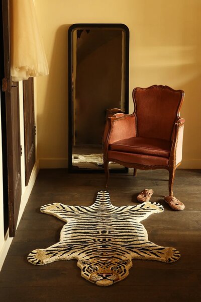 Doing Goods Volnena preproga Doing Goods Snowy Tiger 150 x 90 x 2 cm