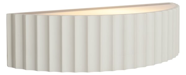 Skandinavska stenska svetilka bela organska - Plaster
