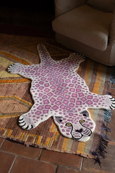 Doing Goods Volnena preproga Doing Goods Lilly Leopard 155 x 93 x 2 cm
