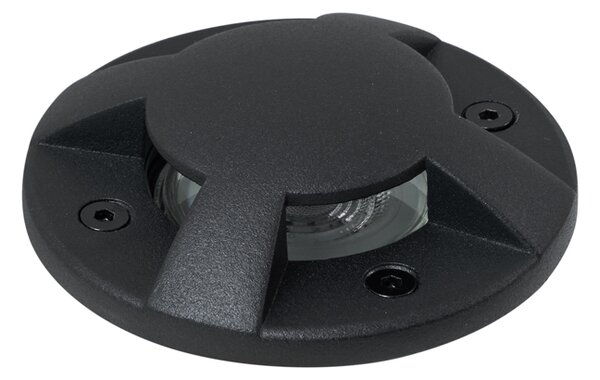 Komplet 6 modernih talnih reflektorjev črna GU10 50mm 4-Light Effect IP65 - Cellar