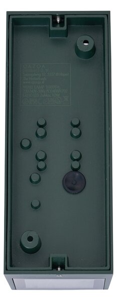 Moderna stenska svetilka temno zelena 2-žarnice GU10 70mm IP54 - Baleno