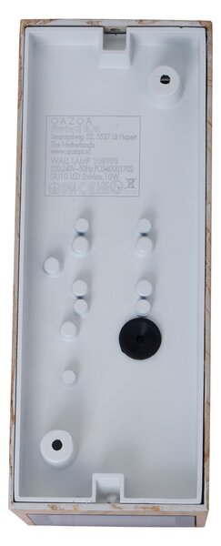 Skandinavska stenska svetilka lesena 2-luči GU10 70mm IP54 - Baleno