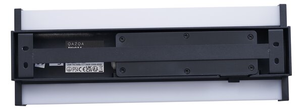 Moderna stenska svetilka črna 30 cm vklj. LED CCT IP54 - Vanya