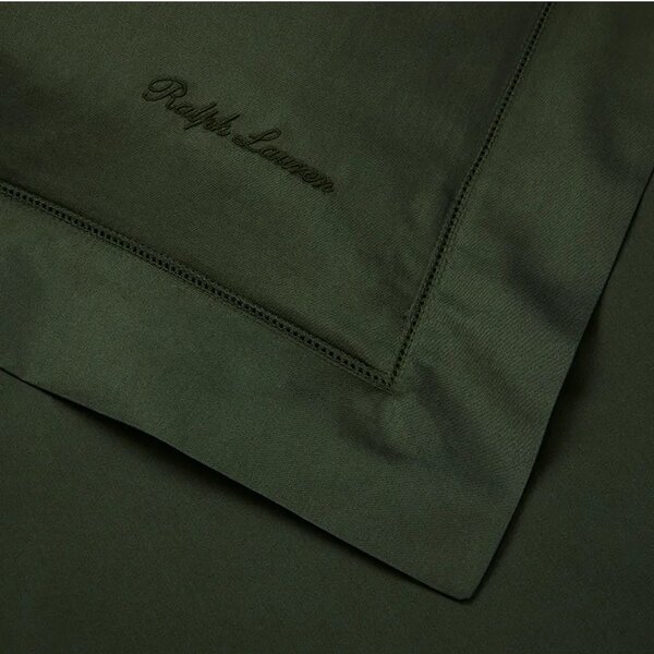 Ralph Lauren Bombažna prevleka za odejo RL624 Dark Green 200 x 200 cm