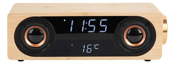 Karlsson Budilka z brezžičnim polnilcem in zvočnikom Karlsson Bluetooth Classic BT speaker Radio