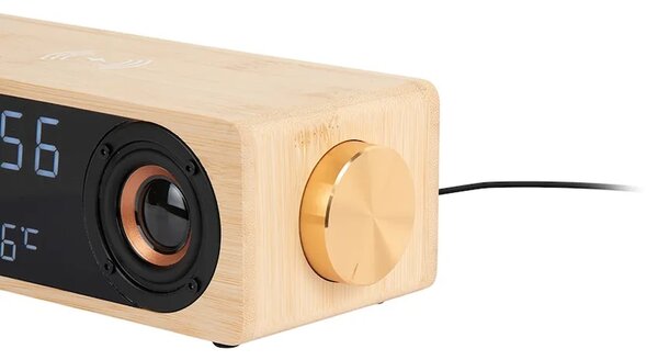 Karlsson Budilka z brezžičnim polnilcem in zvočnikom Karlsson Bluetooth Classic BT speaker Radio