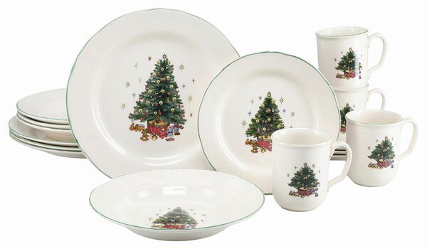 KOMBINIRANI SERVIS Tannenbaum bunt