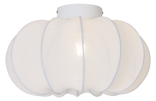 Japandi stropna svetilka bela 37cm - Plu Asyesha