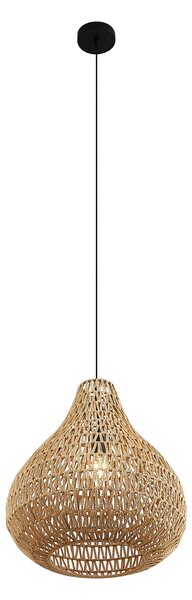 Skandinavska viseča svetilka rjava 45 cm - Lina Natural