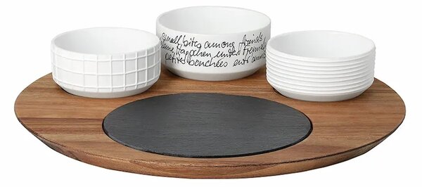Raeder Servirni pladenj s skledami Raeder Together Set 30 cm