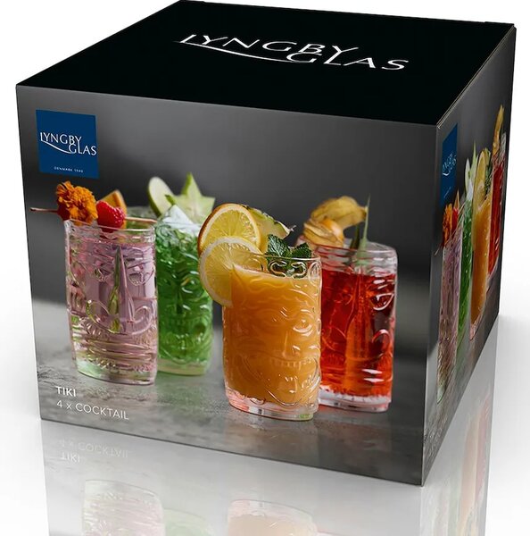 Lyngby Glas Set kozarcev za pijačo Lyngby Glas Tiki 450 ml 4-pack
