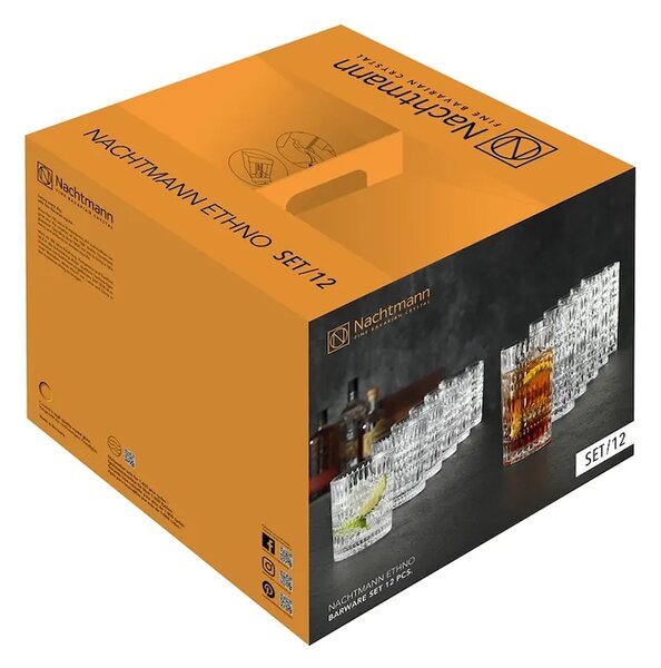 Nachtmann Set kozarcev za viski Nachtmann Ethno 434 / 294 ml 12-pack