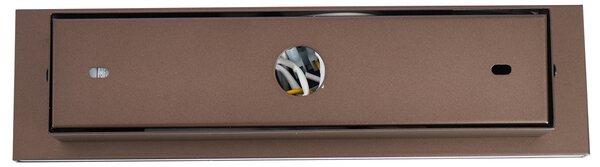 Moderna stenska svetilka temno bronasta nastavljiva z USB-C vklj. LED - Modric