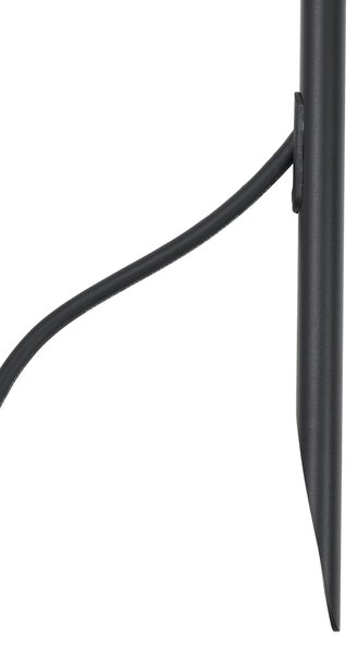 Reflektor črn 80 cm vklj. LED nastavljiv IP65 vklj. Kabel in vtič - Carl