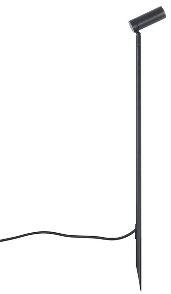 Reflektor črn 80 cm vklj. LED nastavljiv IP65 vklj. Kabel in vtič - Carl