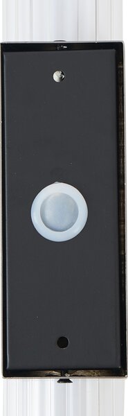 Retro stenska svetilka Gunmetal 40,4 cm vklj. LED IP44 - Coco