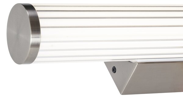 Retro stenska svetilka Gunmetal 40,4 cm vklj. LED IP44 - Coco