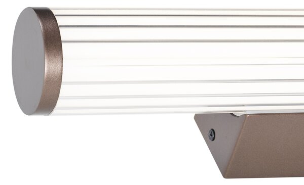 Retro stenska svetilka bronasta 40 cm vklj. LED IP44 - Coco