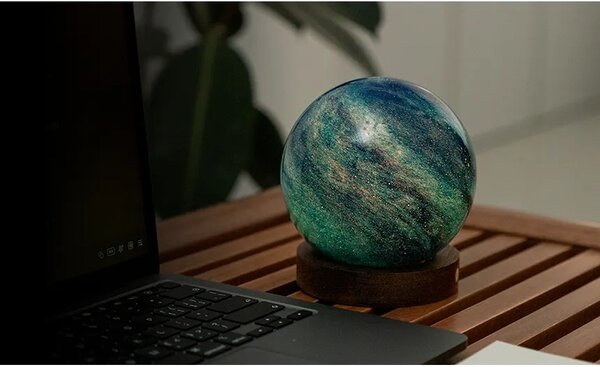 Gingko Design Dekorativna led svetilka Gingko Design AstraGlass Light L/12 x 12 x 13 cm