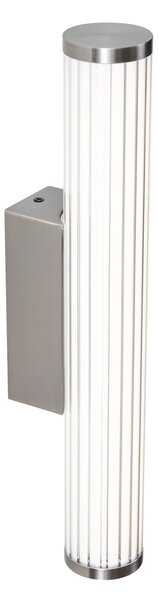 Retro stenska svetilka Gunmetal 40,4 cm vklj. LED IP44 - Coco