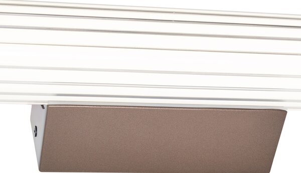 Retro stenska svetilka bronasta 60,4 cm vklj. LED IP44 - Coco
