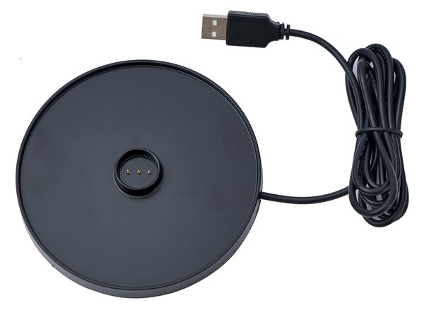 Namizna svetilka zelena vklj. LED IP65 polnilna s polnilno postajo - Bass
