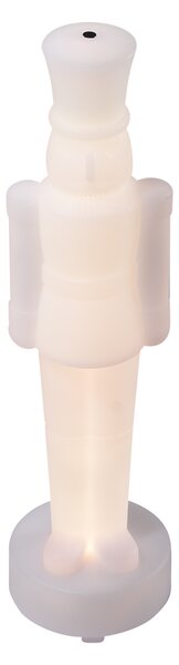 Božična namizna svetilka bela z LED zatemnitvijo in polnilno RGBW-IC - Nutcracker
