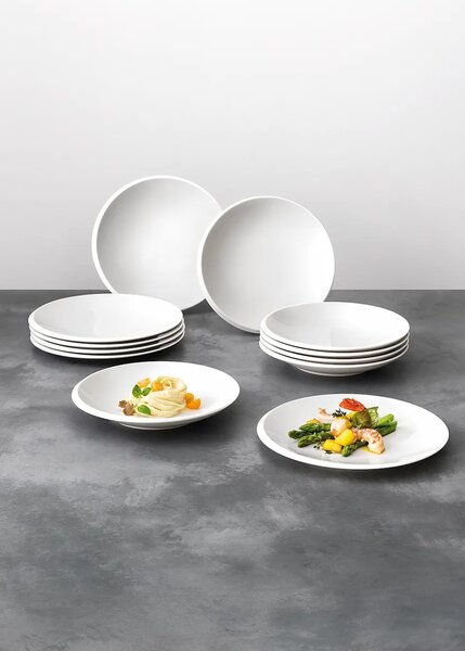 Villeroy & Boch Set krožnikov za zajtrk Villeroy & Boch NewMoon 24 cm 12-pack