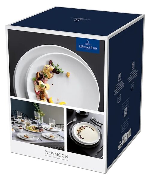 Villeroy & Boch Set krožnikov za zajtrk Villeroy & Boch NewMoon 24 cm 12-pack