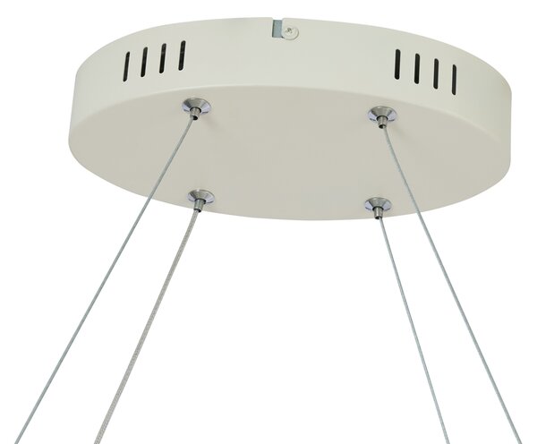 Skandinavska viseča svetilka bež 110 cm vklj. LED s 3-stopenjskim zatemnjevanjem - Circuit
