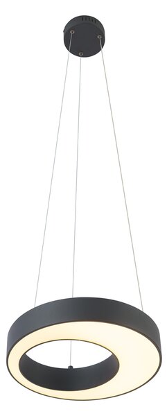 Moderna viseča svetilka črna 35 cm s 3-stopenjskim zatemnjevanjem - Organici
