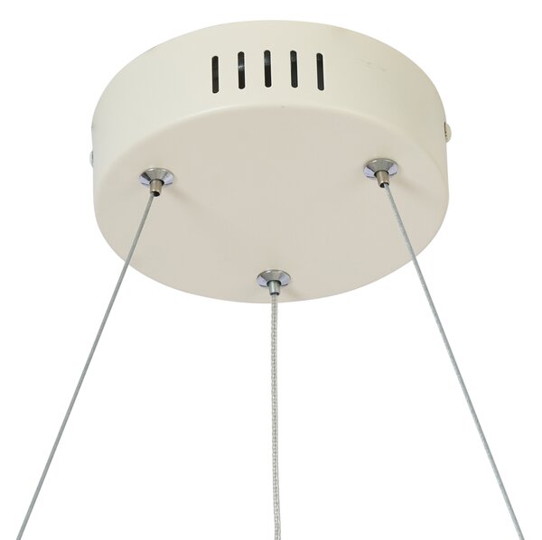 Skandinavska viseča svetilka bež 72 cm vklj. LED s 3-stopenjskim zatemnjevanjem - Circuit