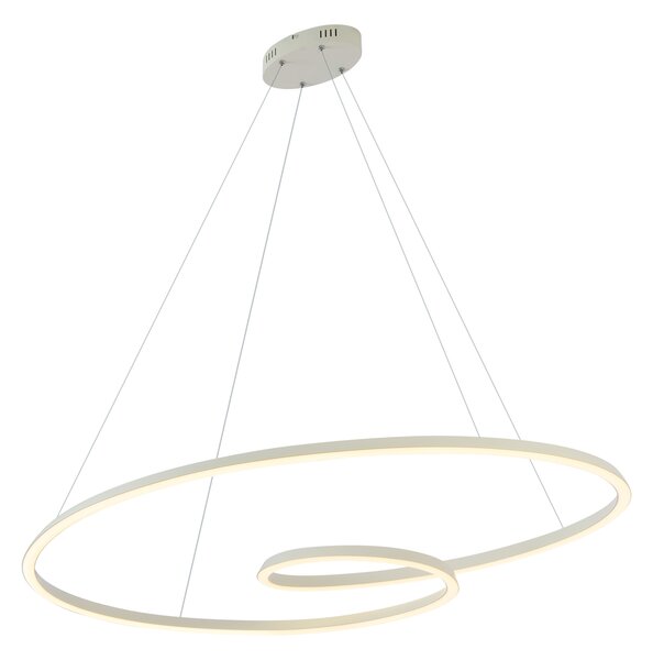 Skandinavska viseča svetilka bež 110 cm vklj. LED s 3-stopenjskim zatemnjevanjem - Circuit
