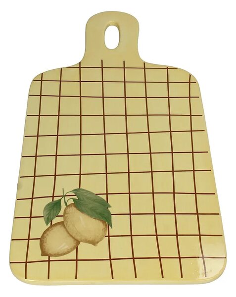Okrasni pladenj home & lifestyle Lemon 1,5 x 23 x 40,5 cm