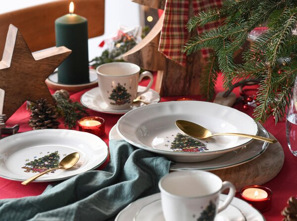 KOMBINIRANI SERVIS Tannenbaum bunt