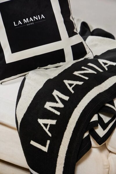 La Mania Odeja z bombažem La Mania Lari Stripes 150 x 200 cm