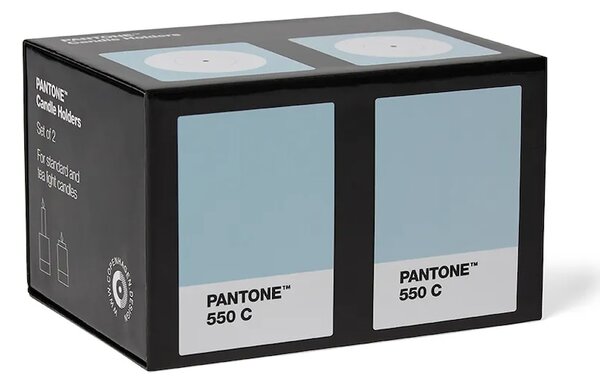 Pantone Dekorativen svečnik Pantone 7,8 x 5,5 cm 2-pack