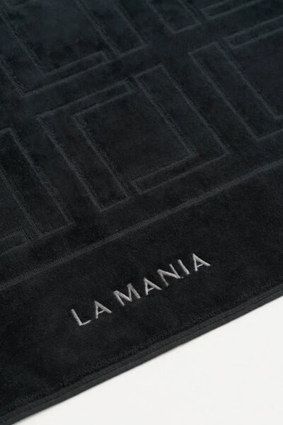 La Mania Bombažna kopalniška preproga La Mania Mono Mania 50 x 100 cm