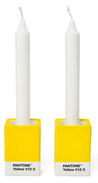 Pantone Dekorativen svečnik Pantone 7,8 x 5,5 cm 2-pack