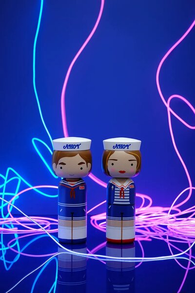 Lucie Kaas Dekorativna figura Lucie Kaas Kokeshi x Stranger Things 15,5 cm