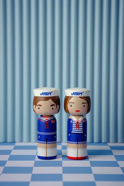 Lucie Kaas Dekorativna figura Lucie Kaas Kokeshi x Stranger Things 15,5 cm