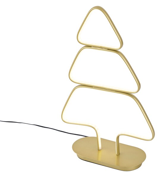 Božična namizna svetilka Zlato božično drevo vklj. LED - Arbre