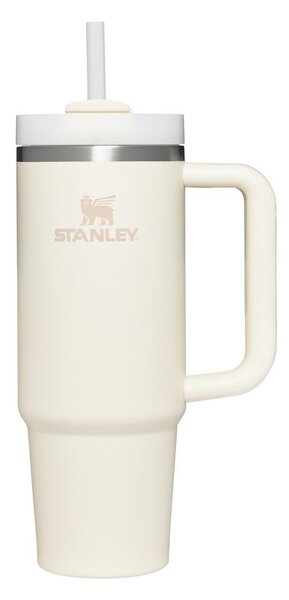 Kremno bela termovka s slamico iz nerjavečega jekla 890 ml Quencher H2.O FlowState™ Tumbler Cream 2.0 – Stanley