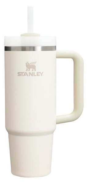 Kremno bela termovka s slamico iz nerjavečega jekla 890 ml Quencher H2.O FlowState™ Tumbler Cream 2.0 – Stanley