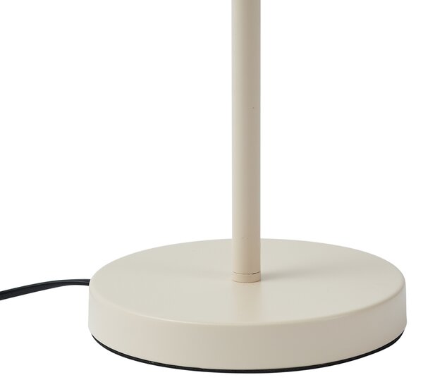 Retro namizna svetilka bež jeklo 45cm - Pauly